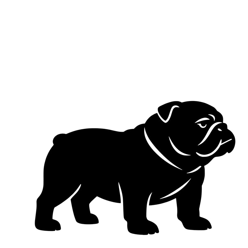 Engelsk Bulldog – Enkelmotiv Dekal