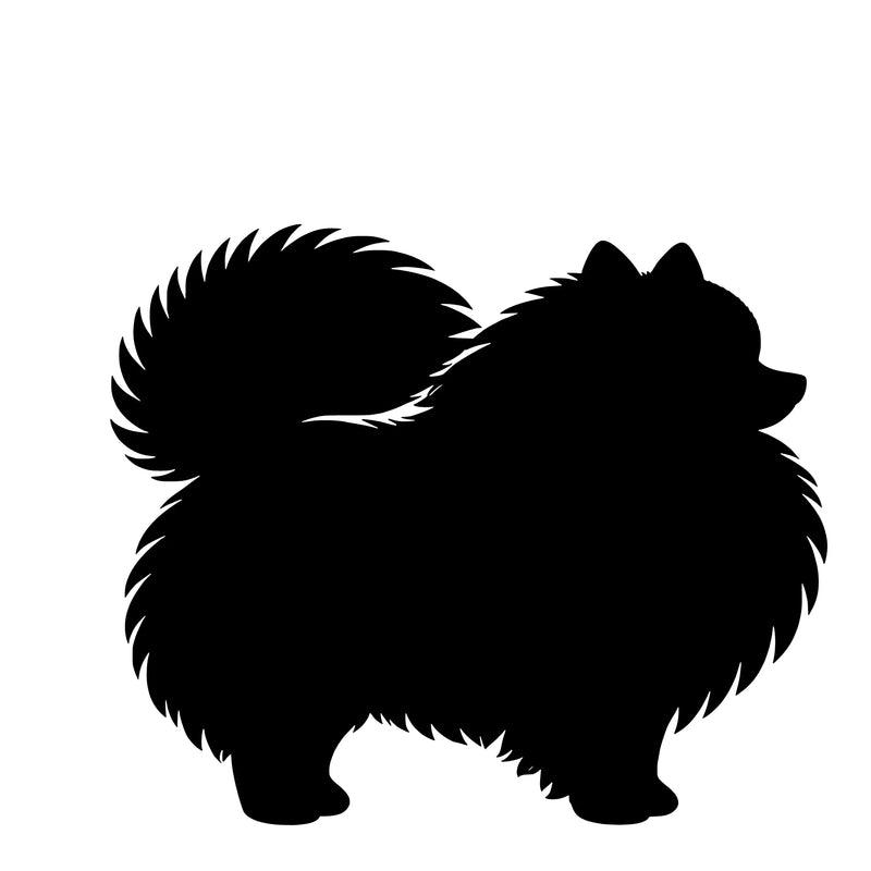 Pomeranian – Enkelmotiv Dekal