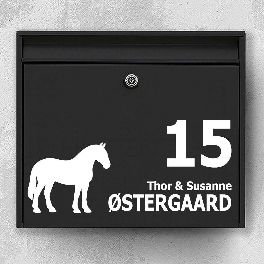 Brevlådeklistermärke med Oldenborg