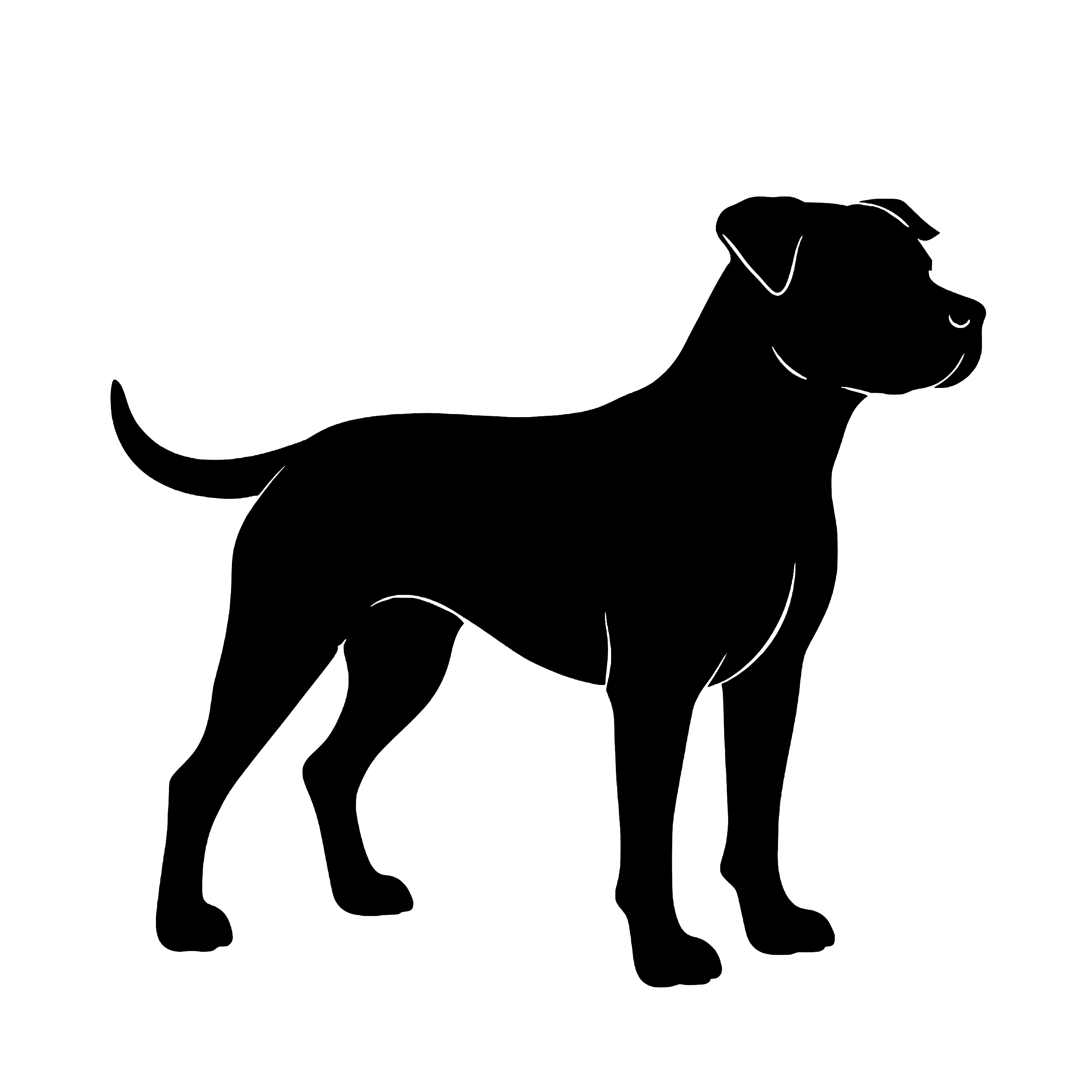 Spansk Bulldog (Alano Español) – Enkelmotiv Dekal