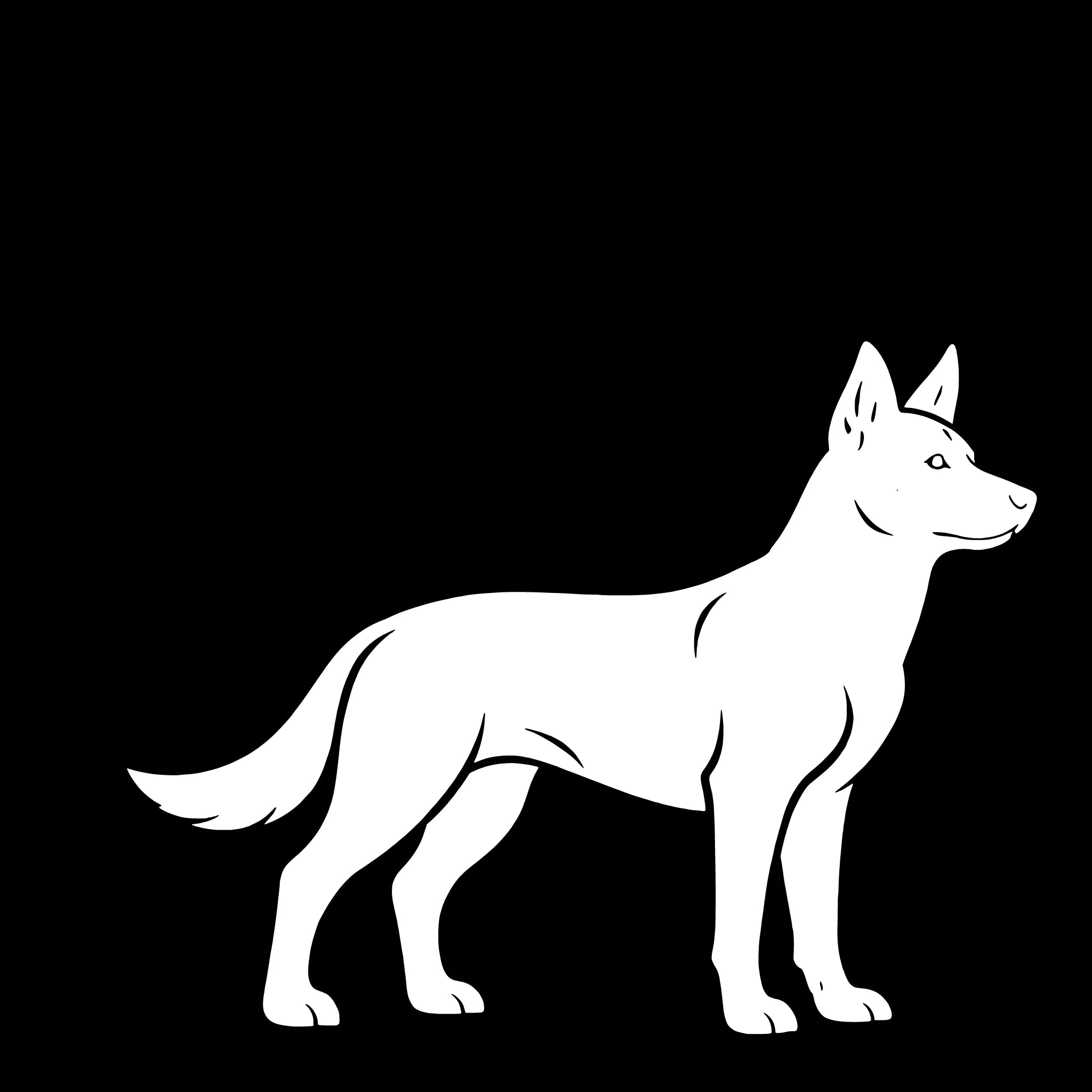 Australian Kelpie – Enkelmotiv Dekal