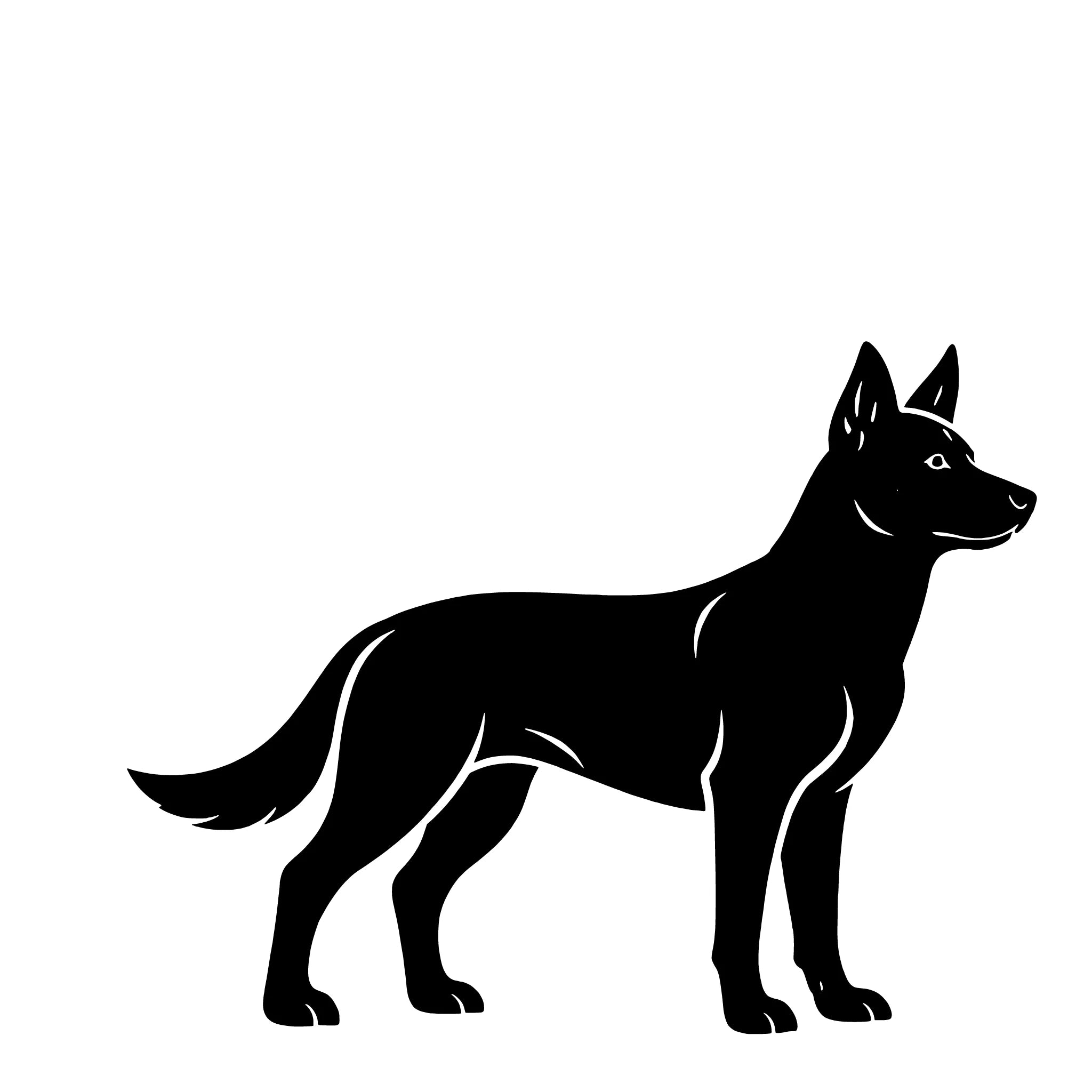 Australian Kelpie – Enkelmotiv Dekal