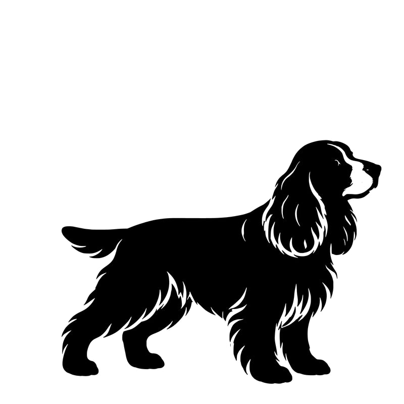 Cocker Spaniel – Enkelmotiv Dekal