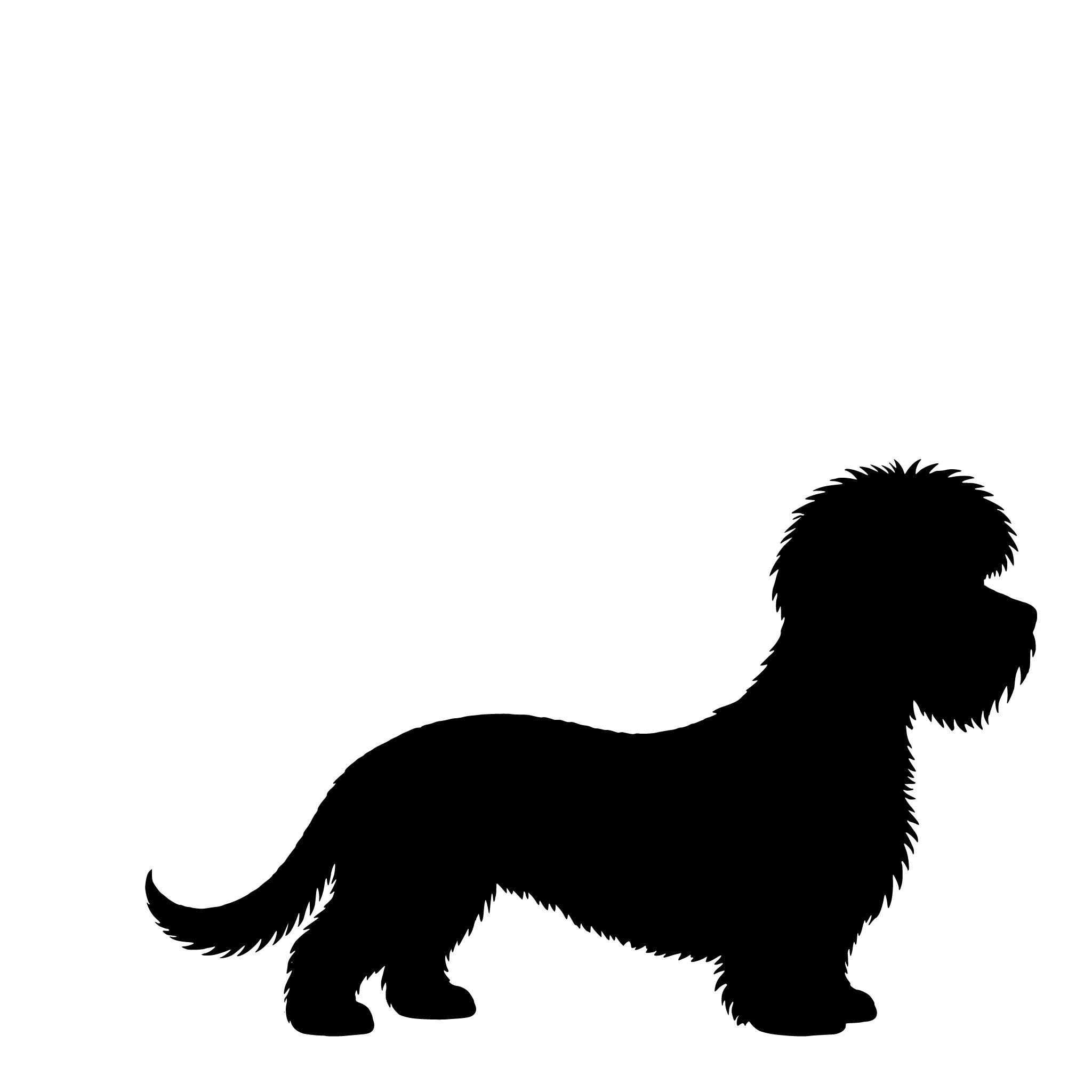 Dandie Dinmont Terrier – Enkelmotiv Dekal
