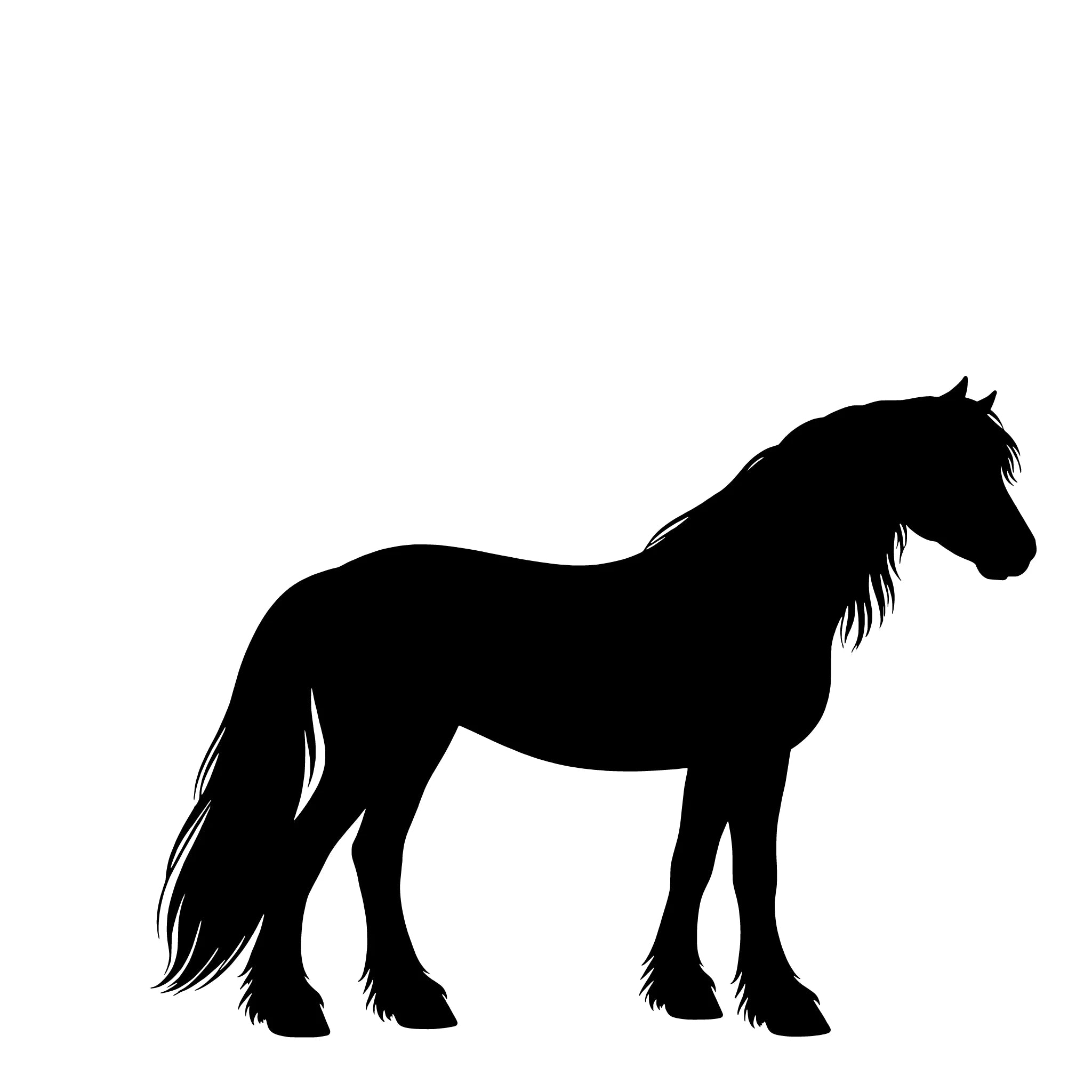 Fell Pony – Enkelmotiv Dekal