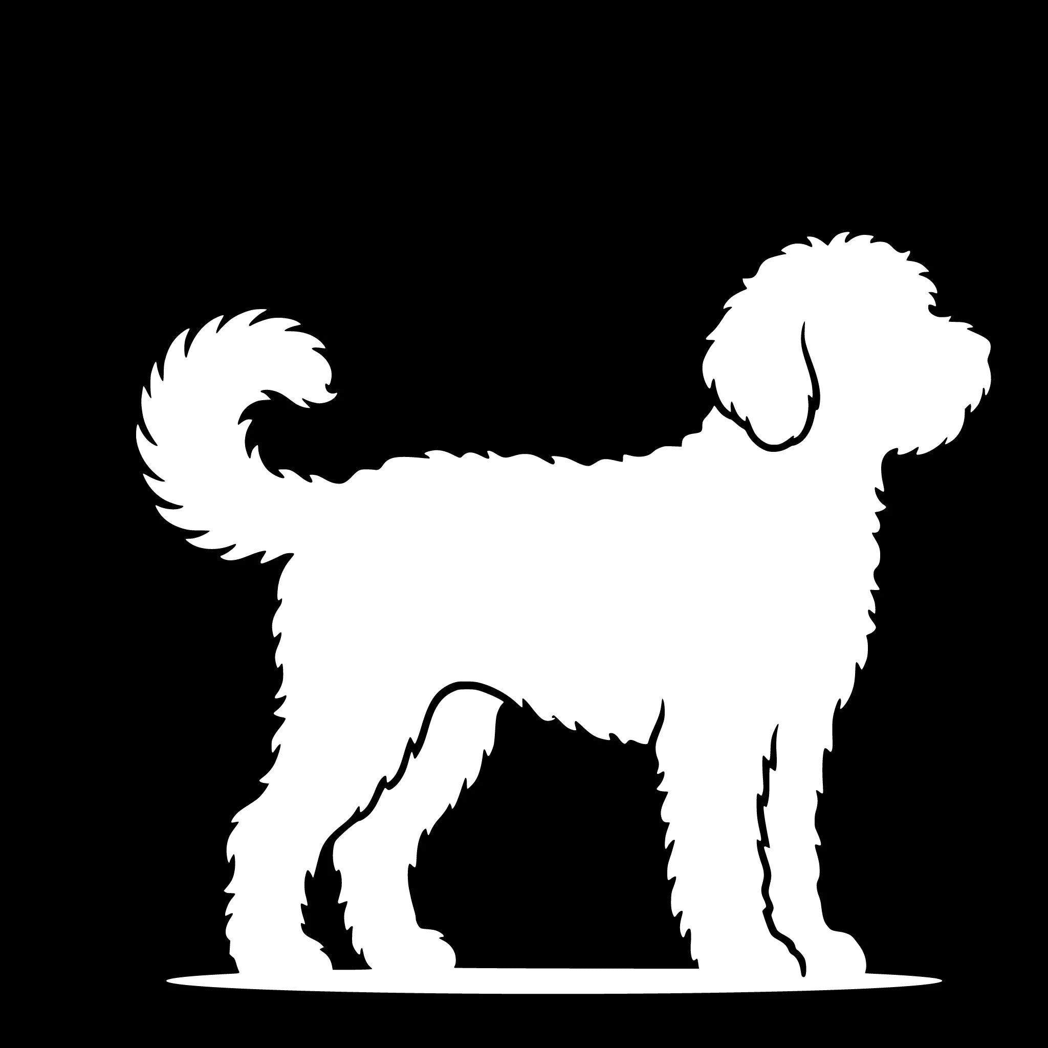 Goldendoodle – Enkelmotiv Dekal