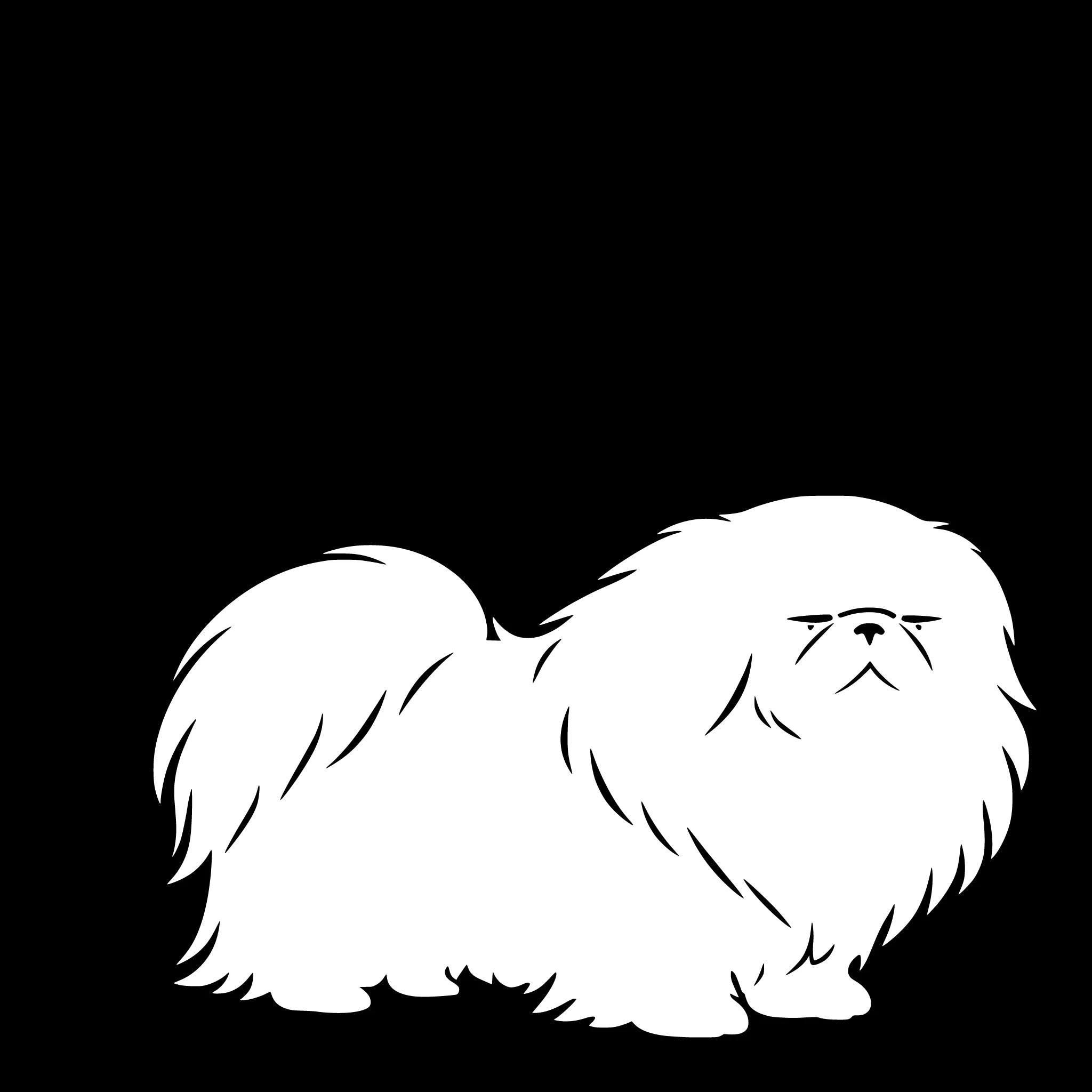 Pekingese – Enkelmotiv Dekal