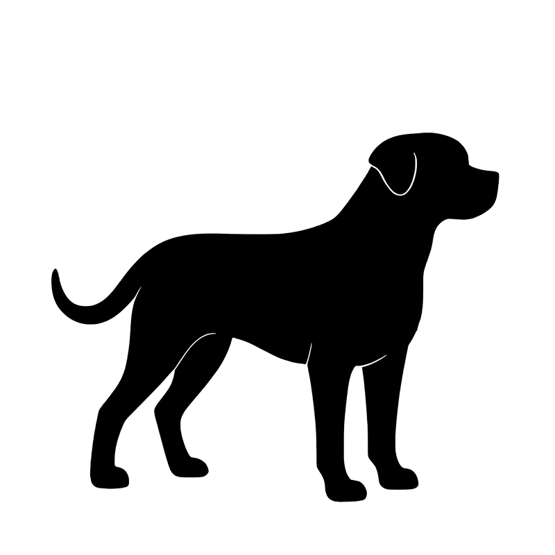 Rottweiler – Enkelmotiv Dekal