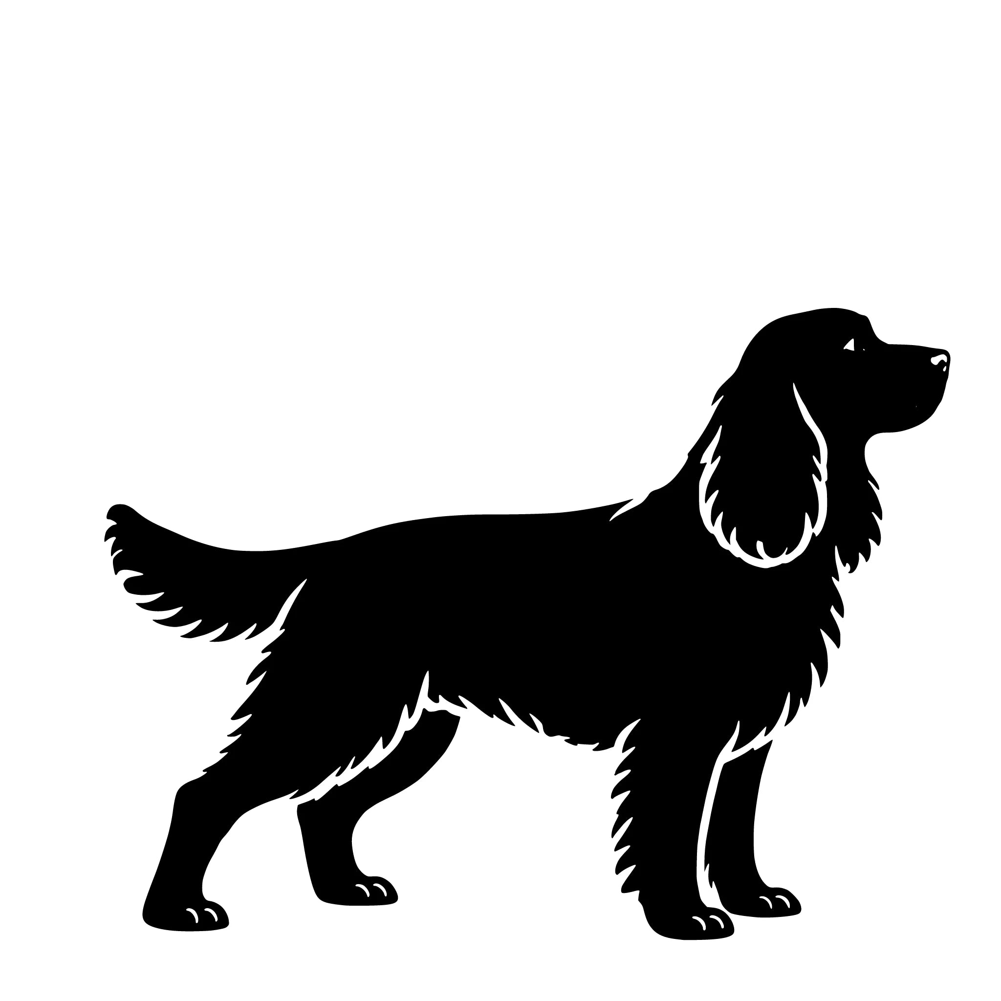 Springer spaniel – Enkelmotiv Dekal