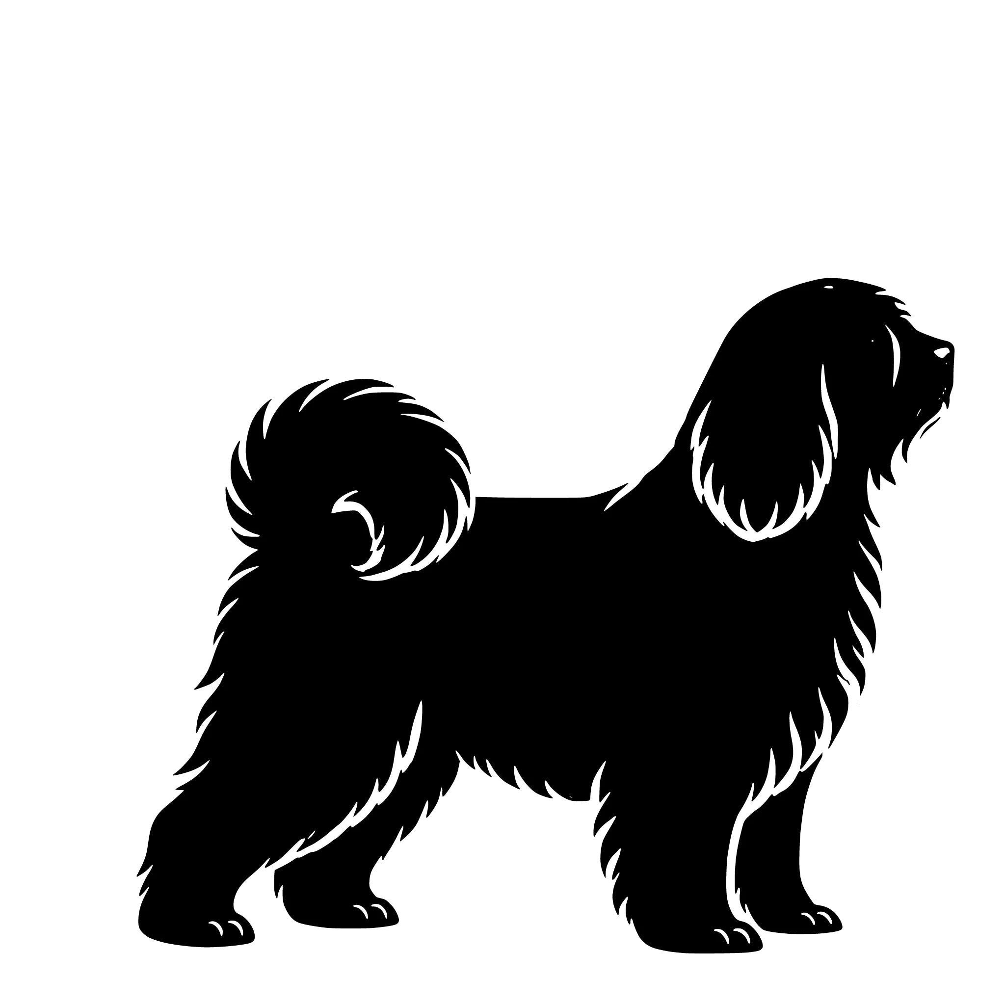 Tibetansk terrier – Enkelmotiv Dekal