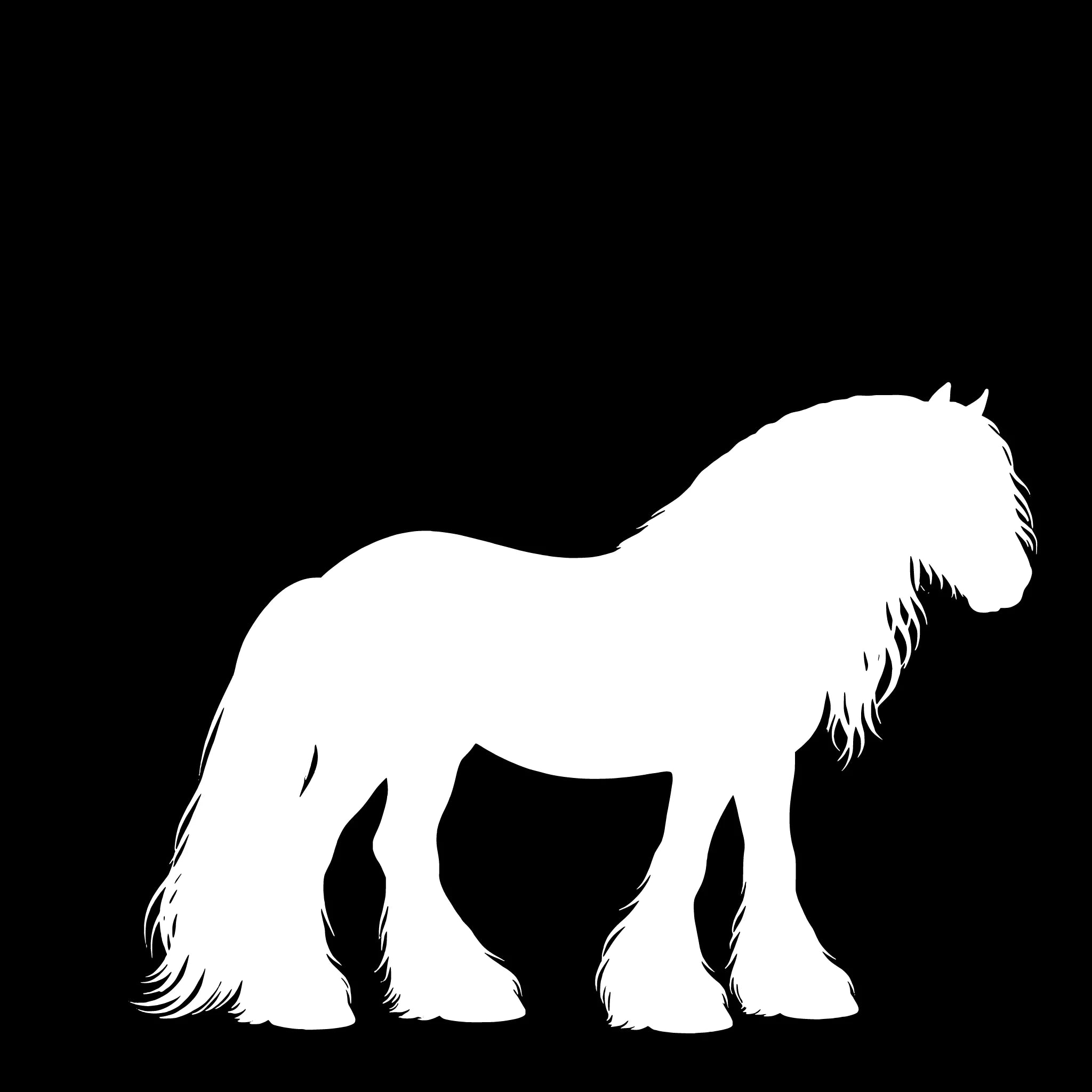 Tinker / Irish Cob – Enkelmotiv Dekal
